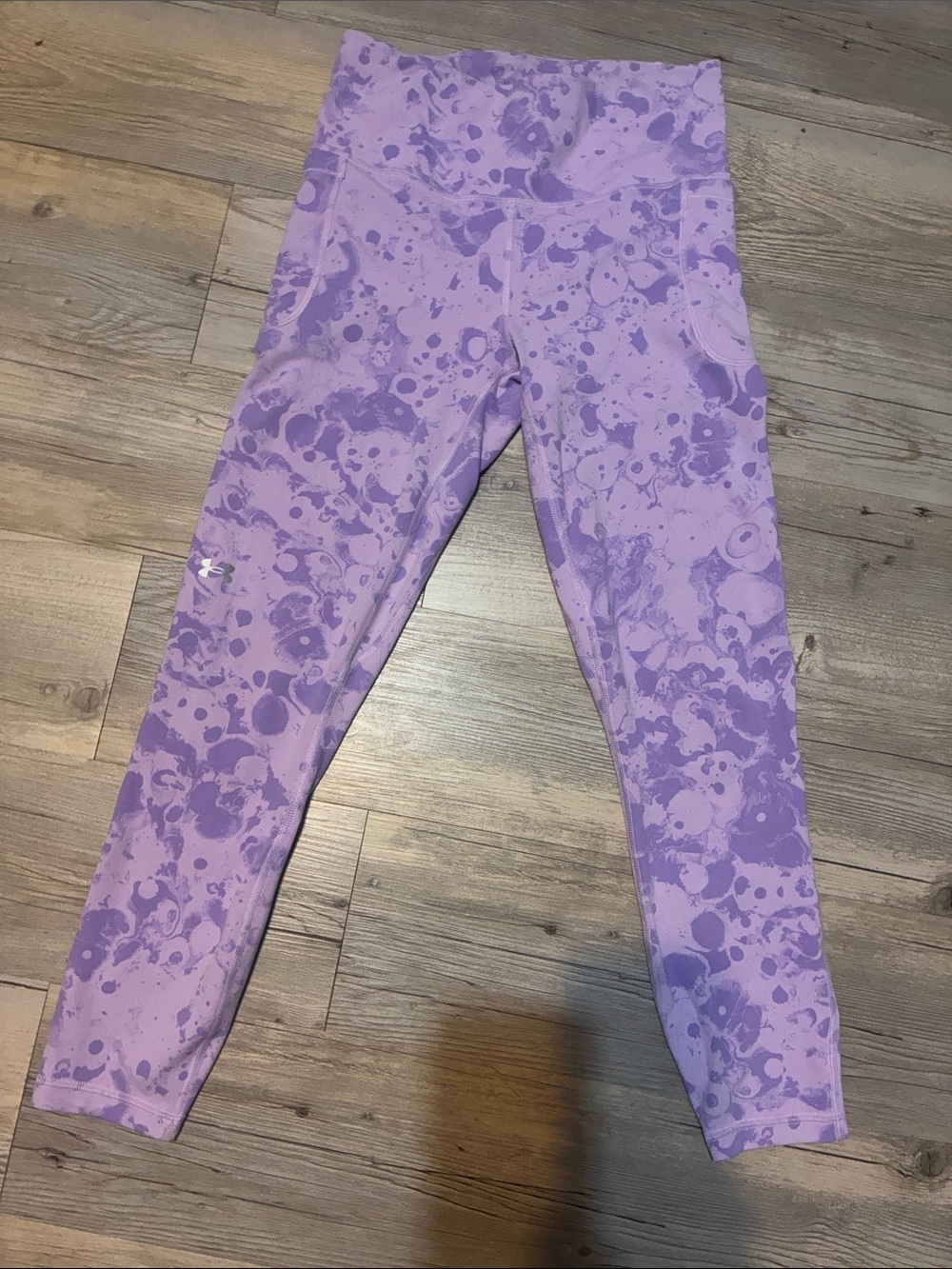 Under Armour Lavender Purple Marble Girls' Leggings